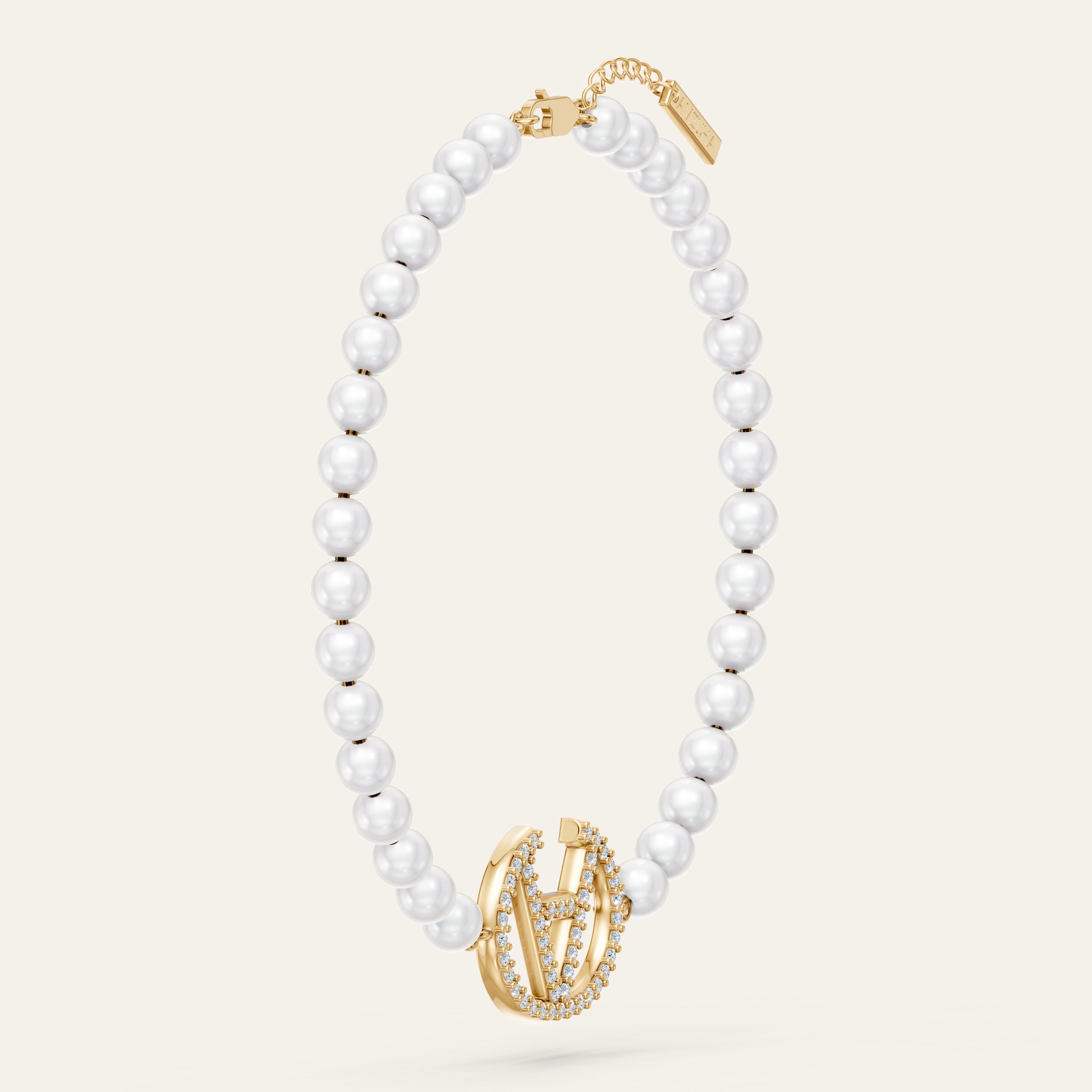 AMI Pearls Armband Pavé